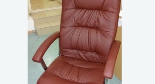 Обтяжка офисного кресла. Серпухов-15